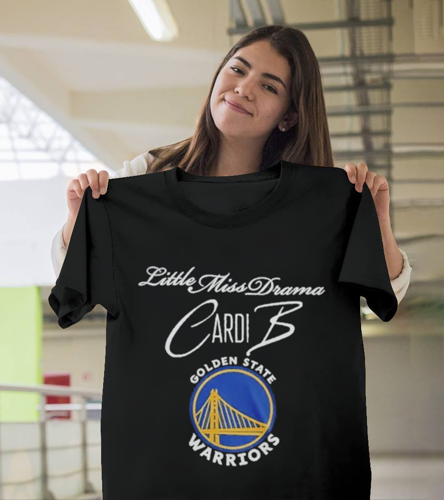 Cardi B Little Miss Drama Golden State Warriors Tour T-Shirt