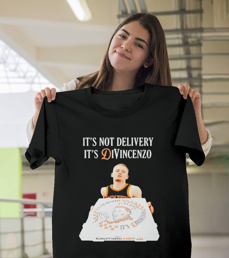 It's Not Delivery It's DiVincenzo Basketball Pizza Box T-Shirt