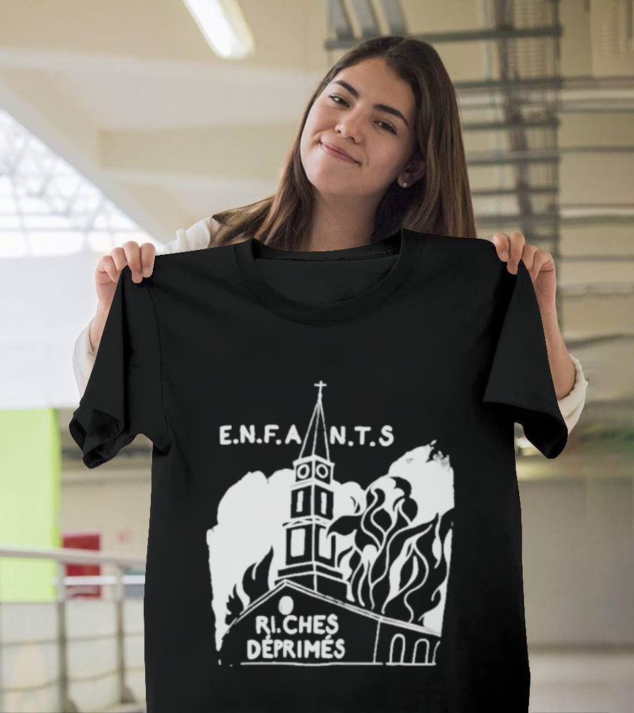 ENFANTS Riches Déprimés Burning Church Enhypen Wear T-Shirt