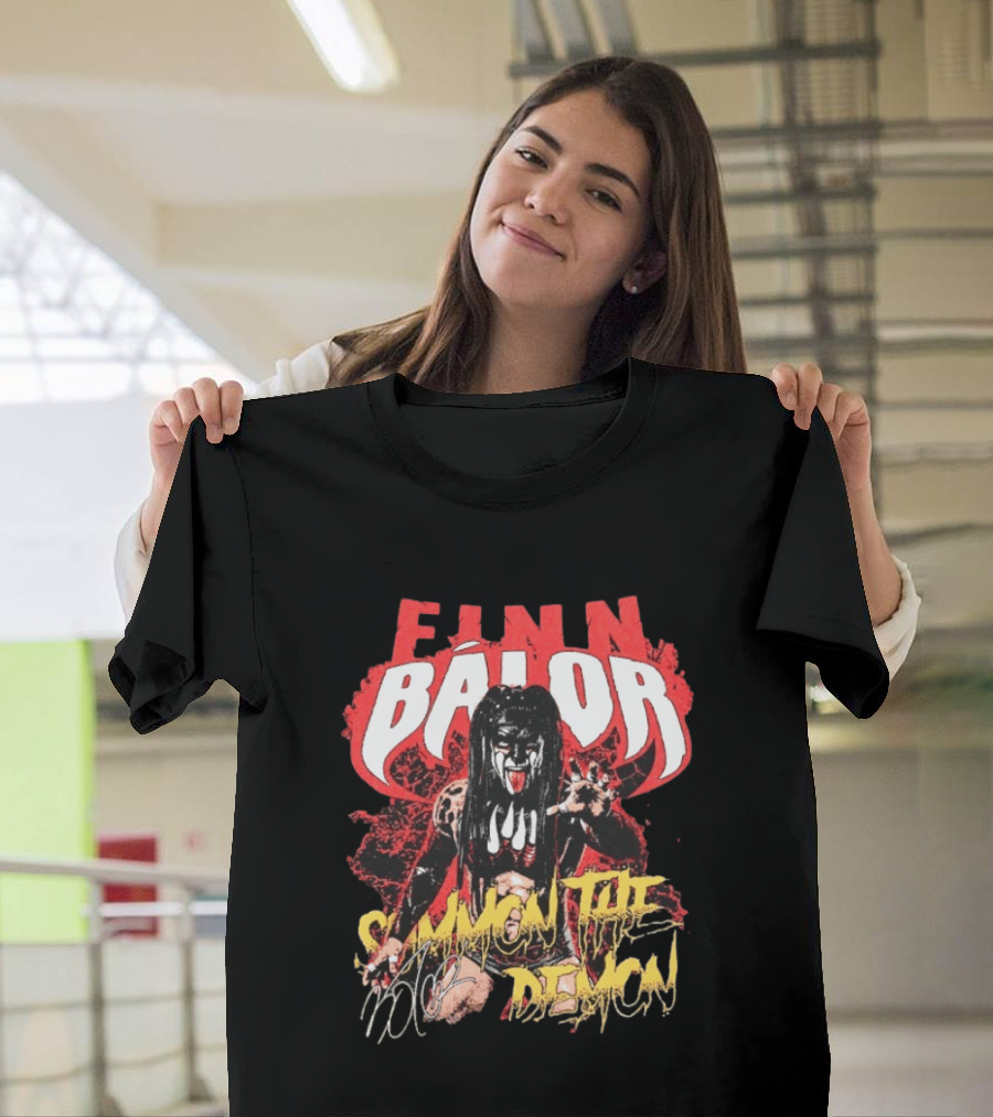 Finn Bálor Summon The Demon WWE Fan Merchandise T-Shirt