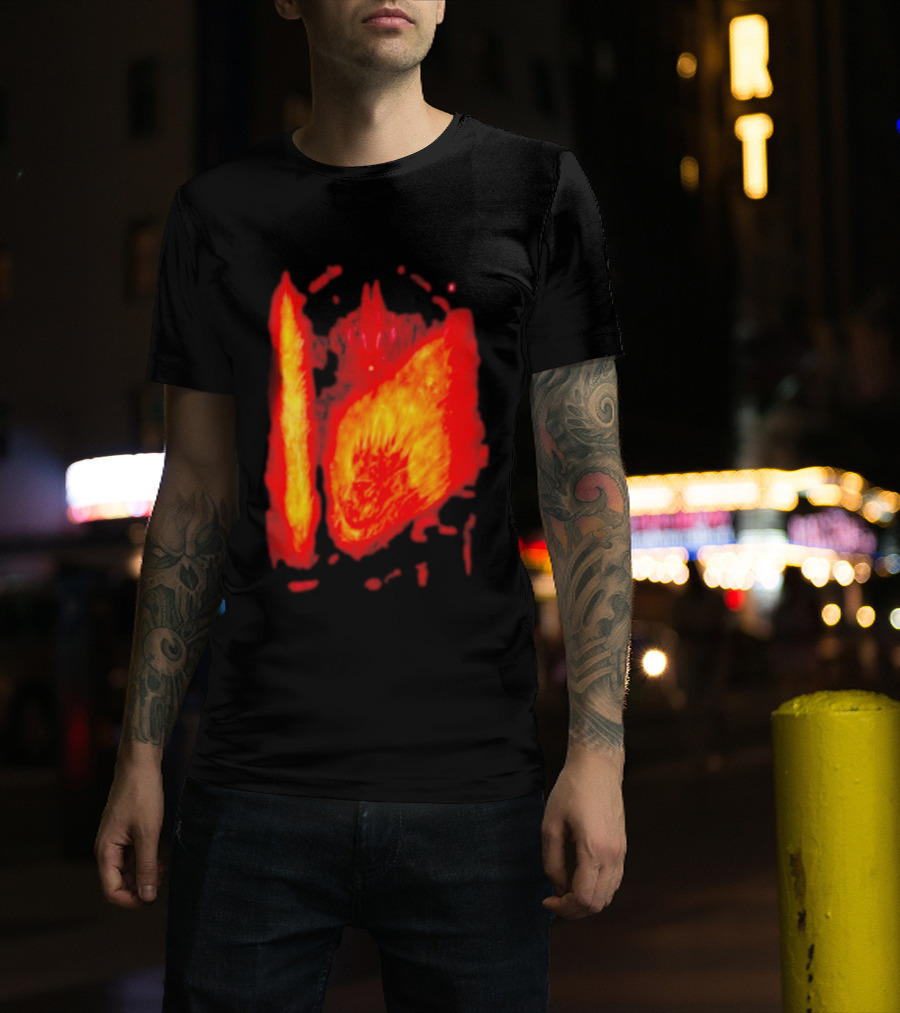 Flame Knight Fire Armor Blaze T-Shirt