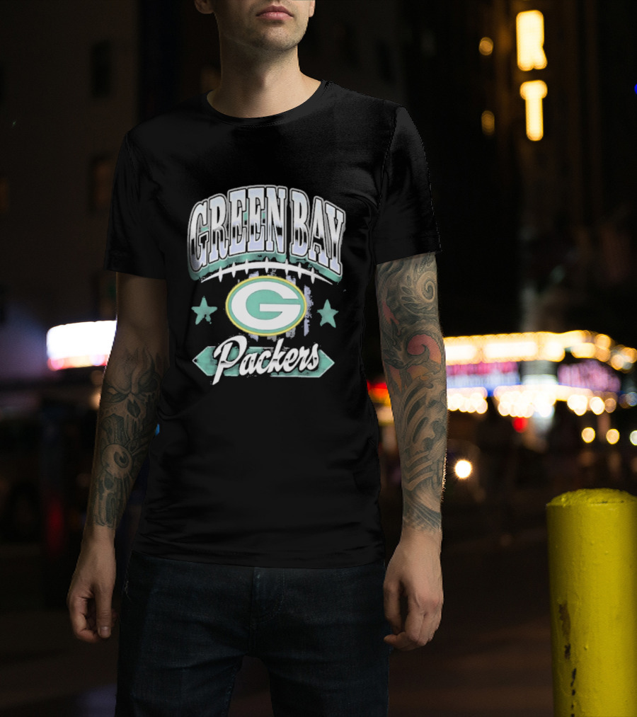 Green Bay Packers Americana 2026 Edition With Stars And Classic Team T-Shirt
