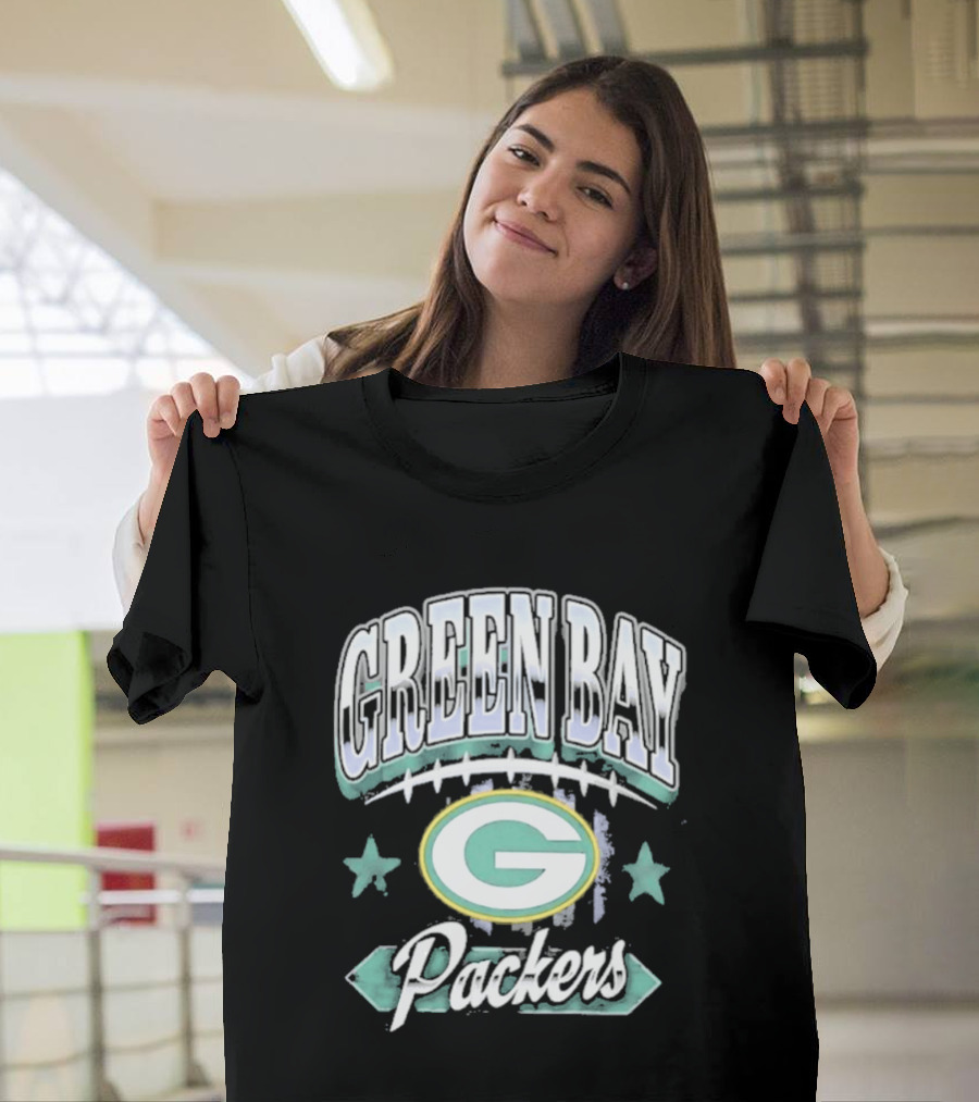 Green Bay Packers Americana 2026 Edition With Stars And Classic Team T-Shirt