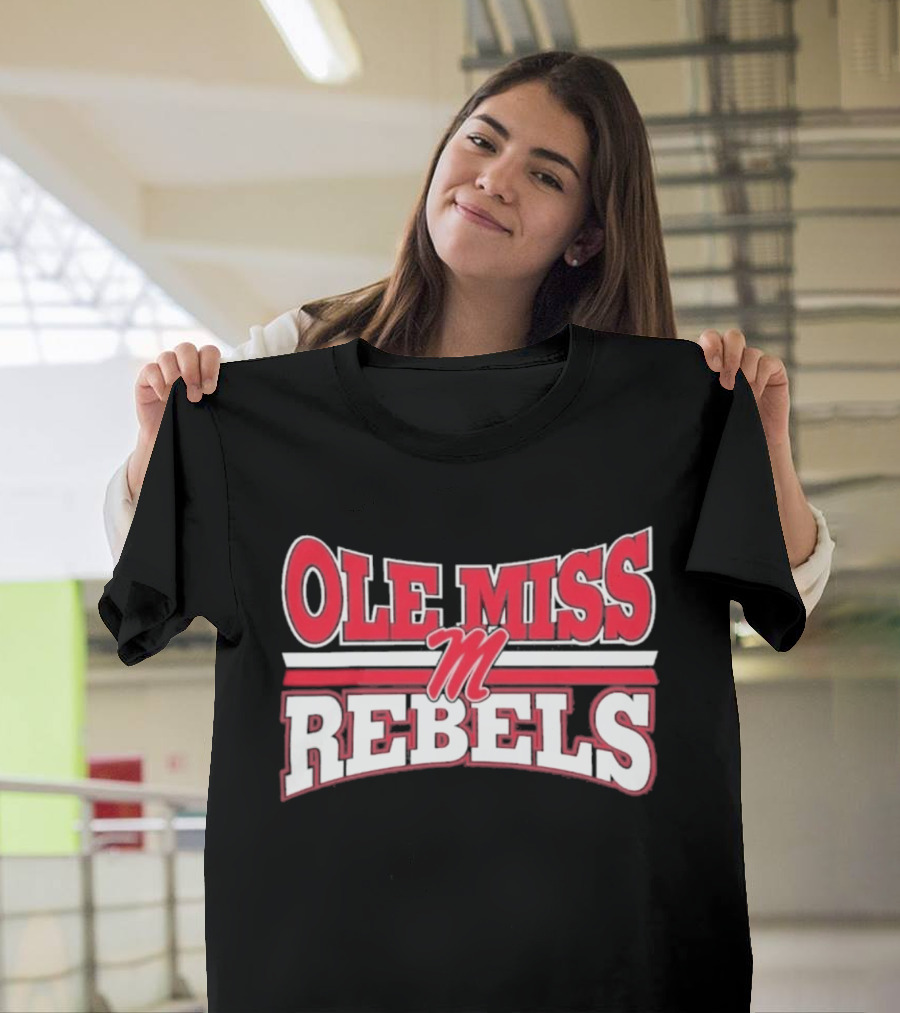 Ole Miss Rebels Team M Zoom Sports Fan T-Shirt