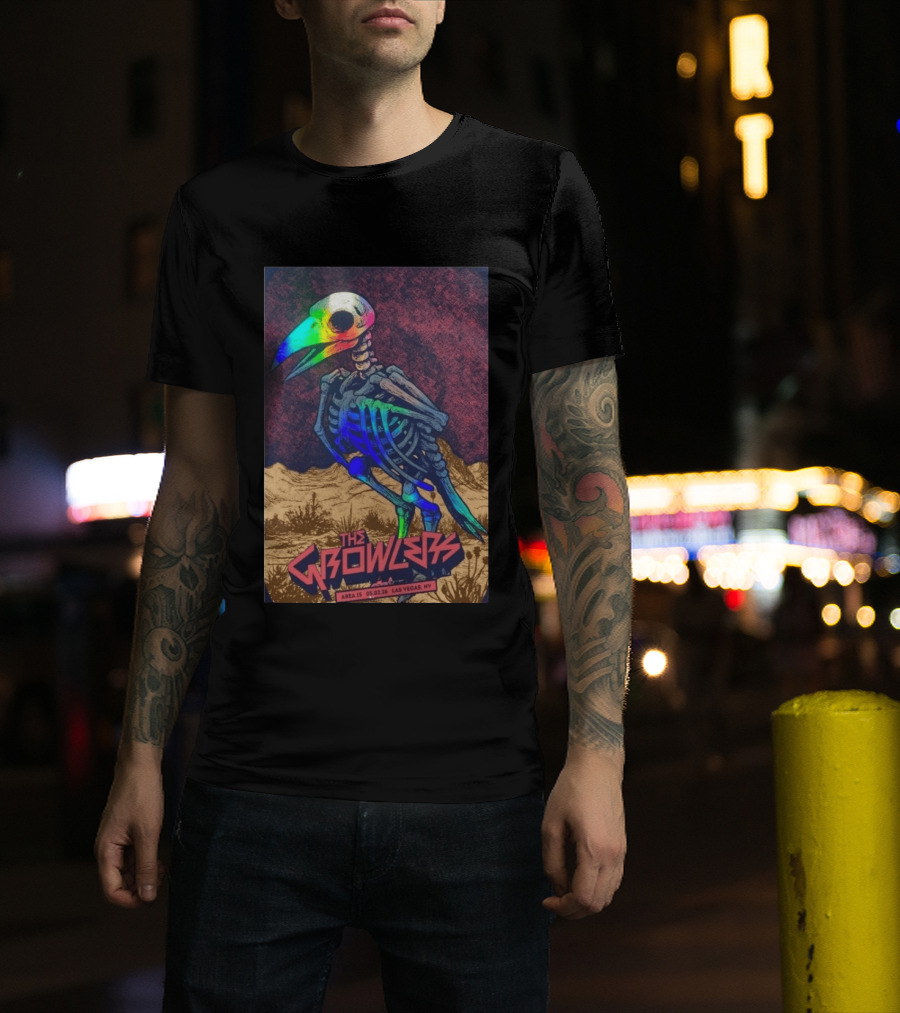 The Growlers Las Vegas Area 15 May 1 2026 Skeleton Bird T-Shirt