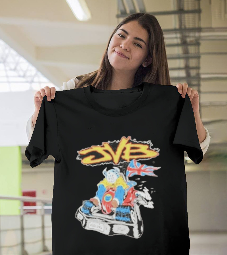 JVB Tour UK 2026 Viking Racer With Union Jack Flag T-Shirt