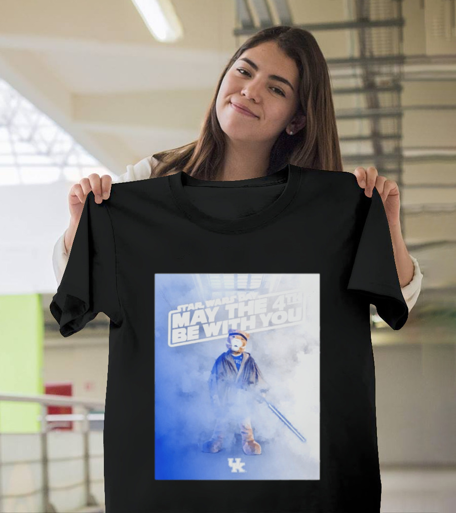Star Wars Day May The 4th Be With You Kentucky Wildcats T-Shirt