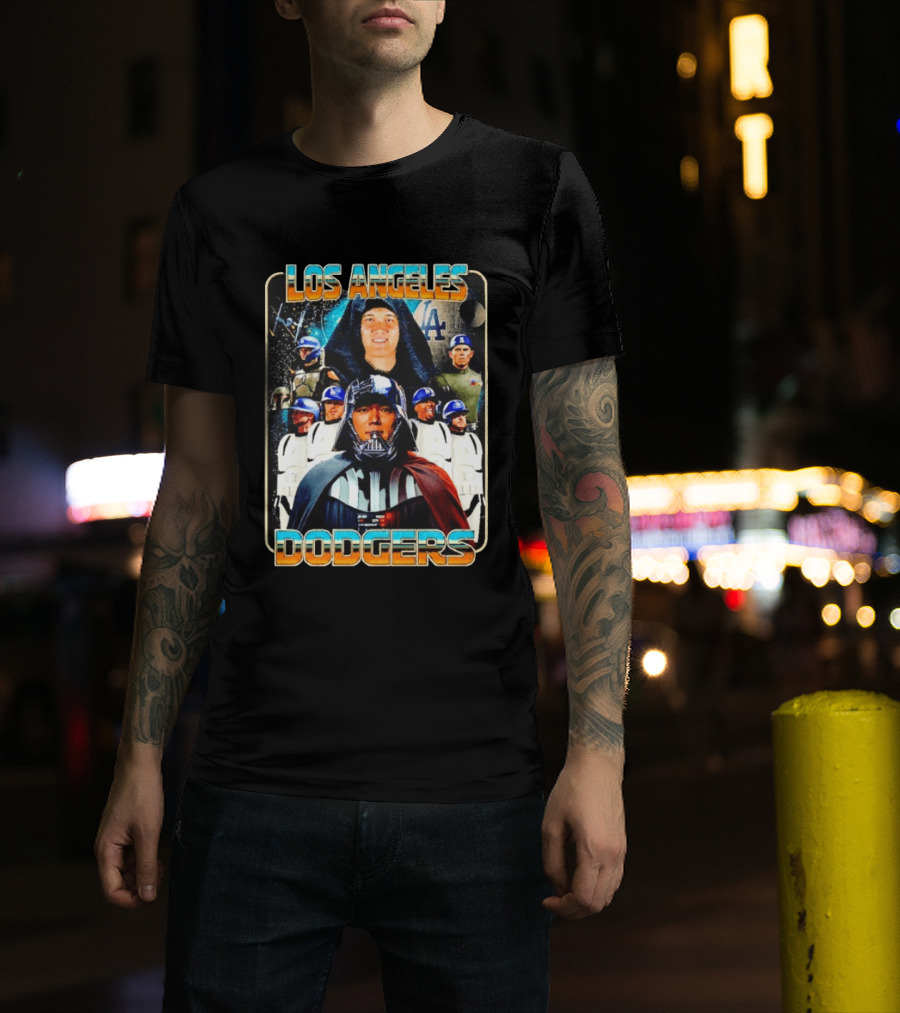 Los Angeles Dodgers Star Wars May The 4th Celebration T-Shirt