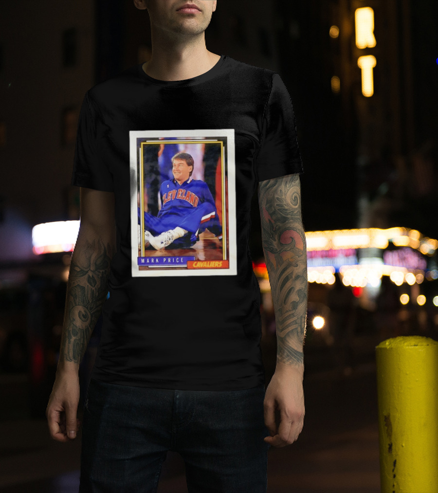 Cleveland Cavaliers Mark Price 1992 Basketball Trading Card Classic Moment T-Shirt