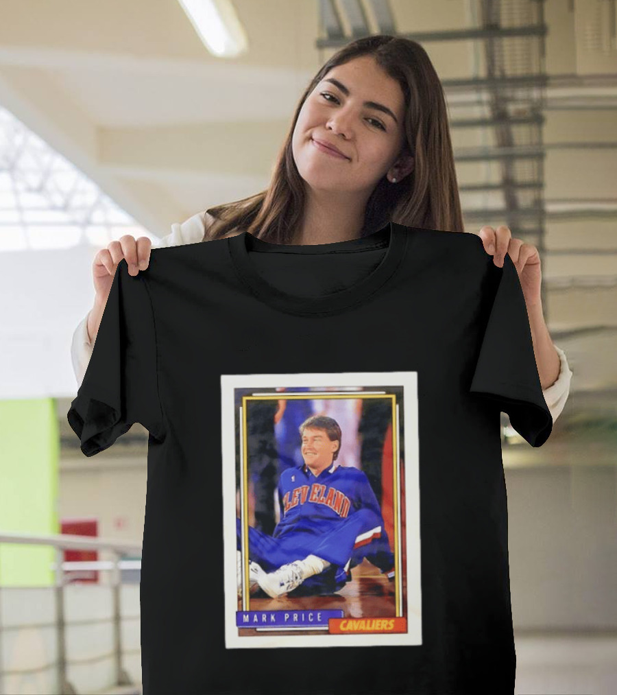 Cleveland Cavaliers Mark Price 1992 Basketball Trading Card Classic Moment T-Shirt