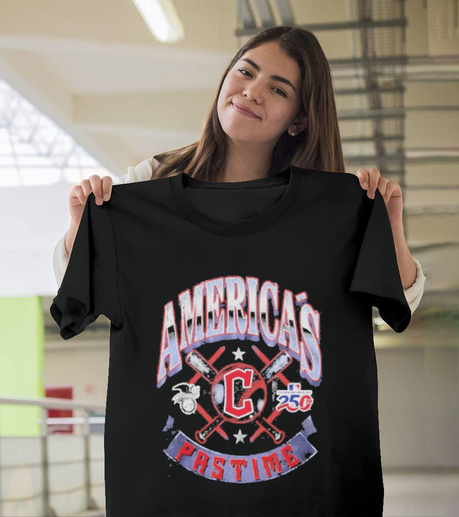 Cleveland Guardians 250th Anniversary America's Pastime T-Shirt