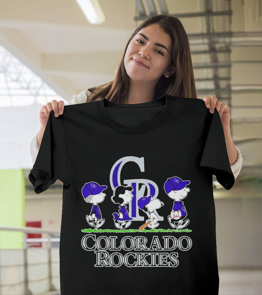 Colorado Rockies Peanuts Abbey Road 2026 T-Shirt