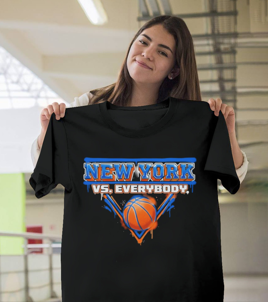 New York Vs Everybody Knicks Basketball NBA 2026 T-Shirt