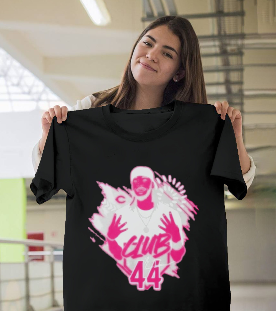 Elly De La Cruz Club 44 Pink Cincinnati Baseball T-Shirt