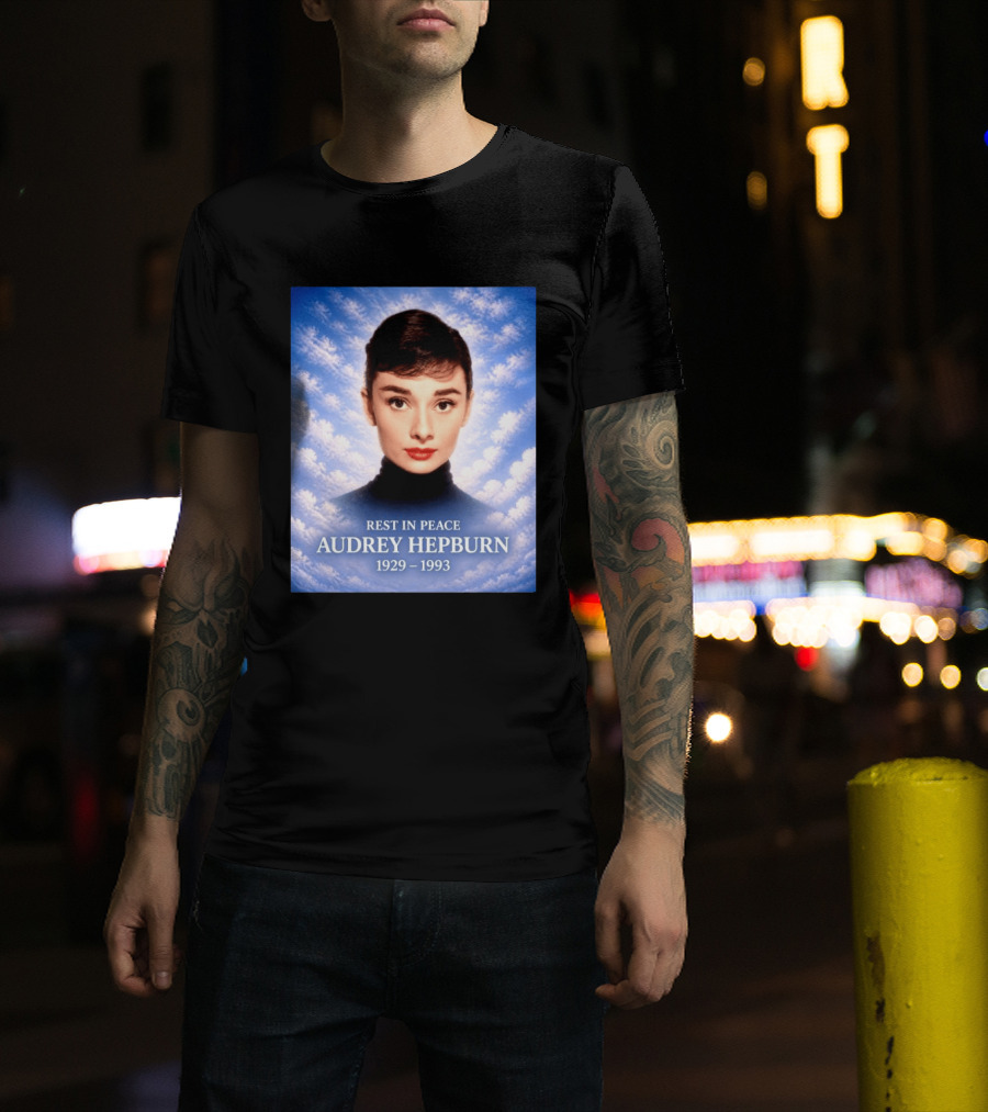 Rest In Peace Audrey Hepburn 1929 1993 T-Shirt