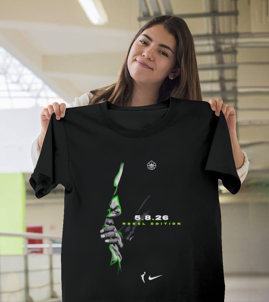Seattle Storm Nike WNBA 5 8 26 Rebel Edition T-Shirt