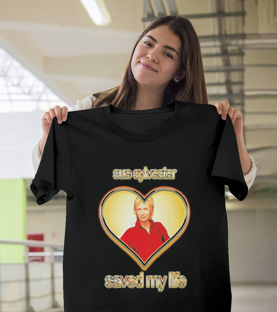 Sue Sylvester Saved My Life Heart T-Shirt