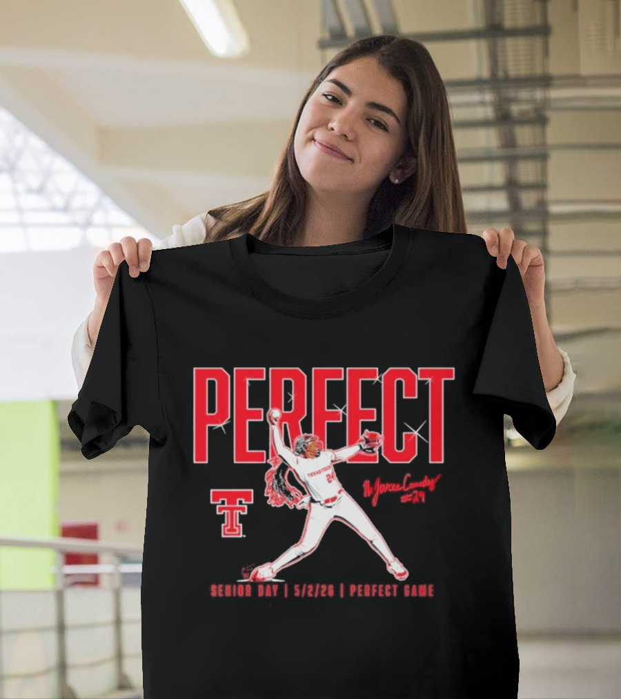 Texas Tech Softball Senior Day Lubbock Perfect Game NiJaree Canady T-Shirt