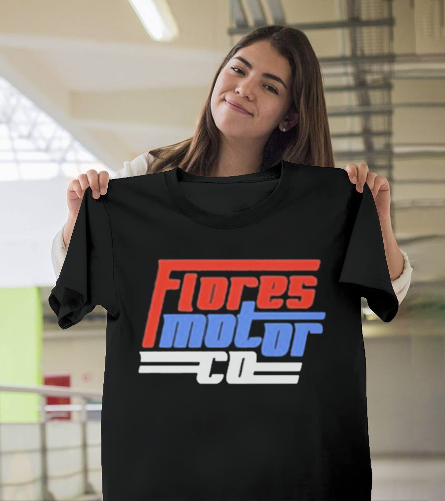 Wyatt Flores Flores Motor CO 2026 Tour Red And Blue T-Shirt
