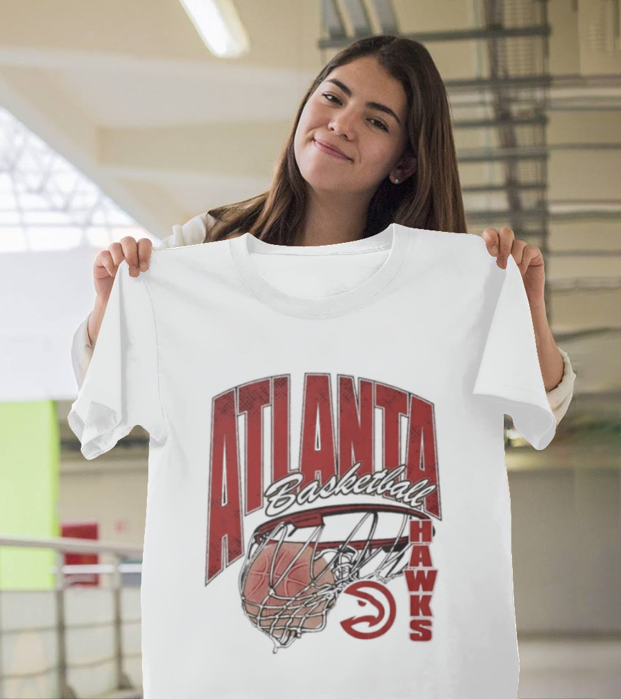 Atlanta Hawks Basketball Script Swish 2026 T-Shirt