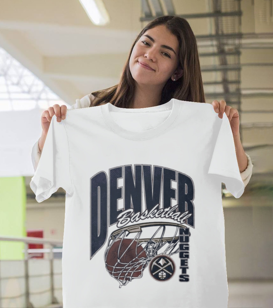 Denver Basketball 2026 Nuggets Script Swish T-Shirt