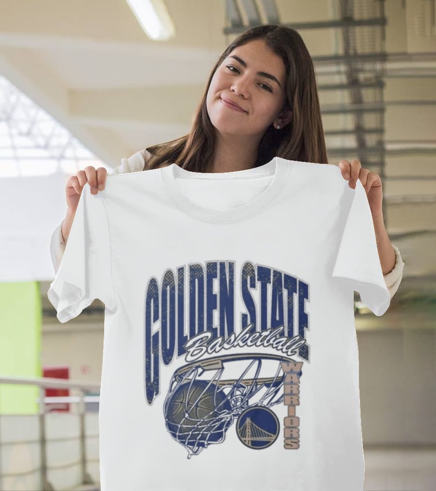 Golden State Warriors 2026 Script Swish Basketball T-Shirt