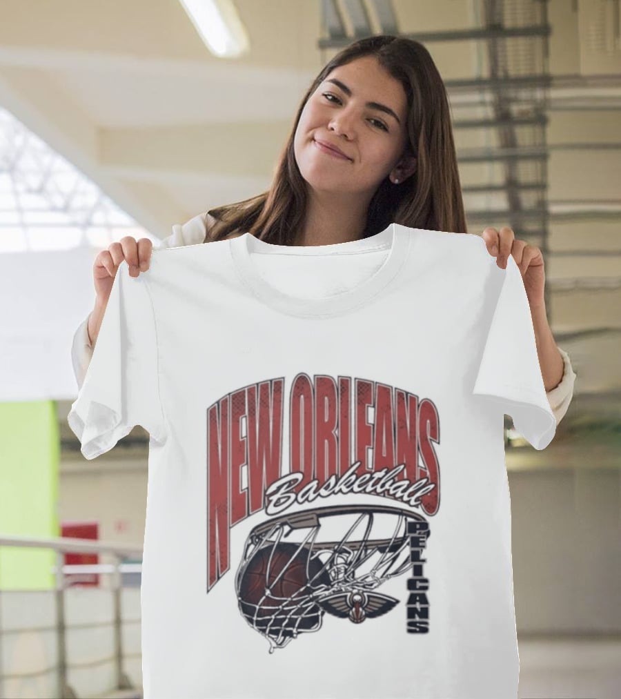 New Orleans Basketball Swish 2026 Pelicans T-Shirt