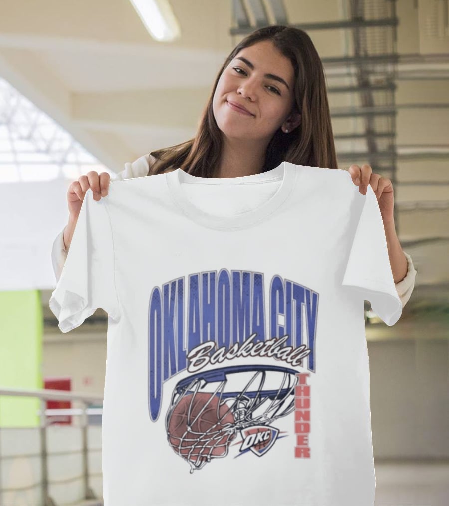 Oklahoma City Basketball Swish 2026 T-Shirt