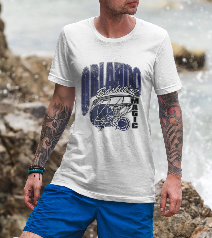 2026 Orlando Magic Basketball Script Swish T-Shirt
