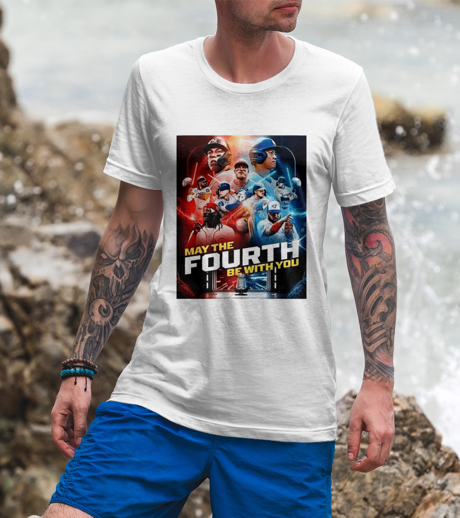 May The Fourth Be With You MLB Star Wars Day 2026 Celebration T-Shirt