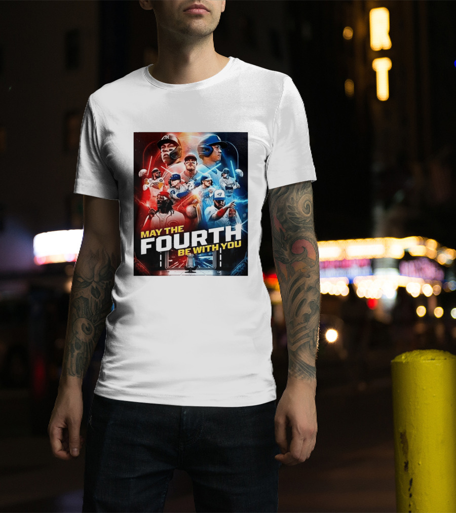 May The Fourth Be With You MLB Star Wars Day 2026 Celebration T-Shirt