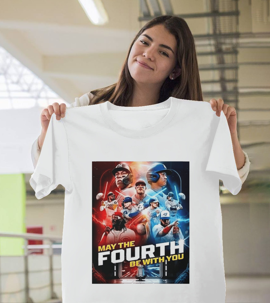 May The Fourth Be With You MLB Star Wars Day 2026 Celebration T-Shirt