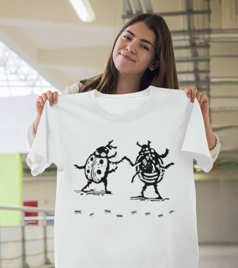 Dancing Lady Bugs The Last Of The Bugs Noah Kahan T-Shirt