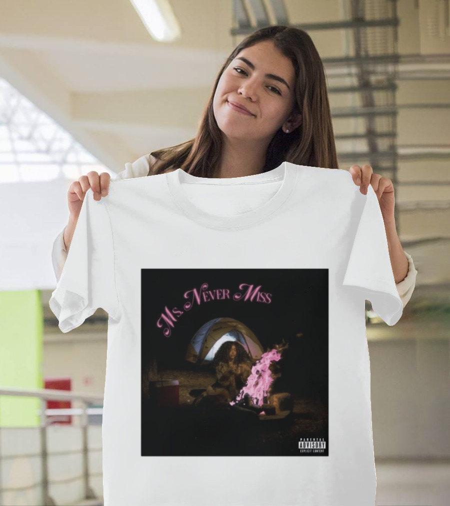 SZA Ms Never Miss Camping Single Cover T-Shirt