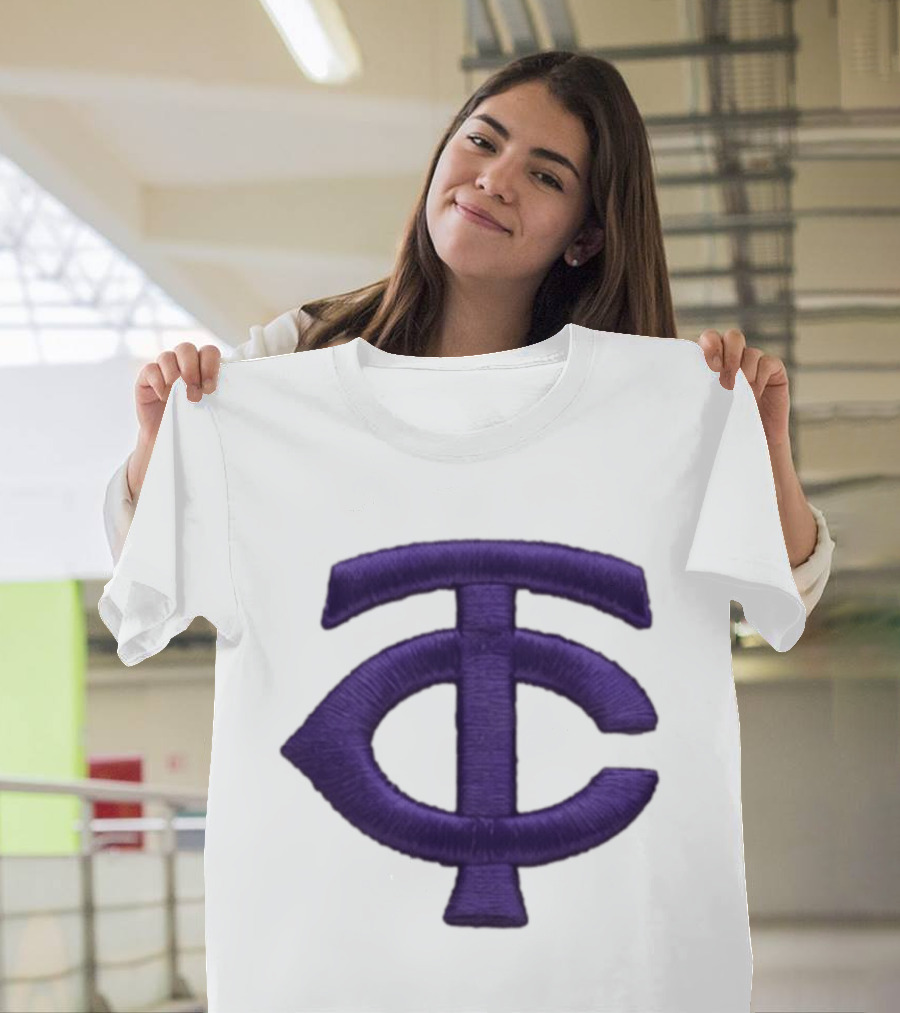 Minnesota Twins TC Logo Mankato State 2026 Hat Giveaway T-Shirt