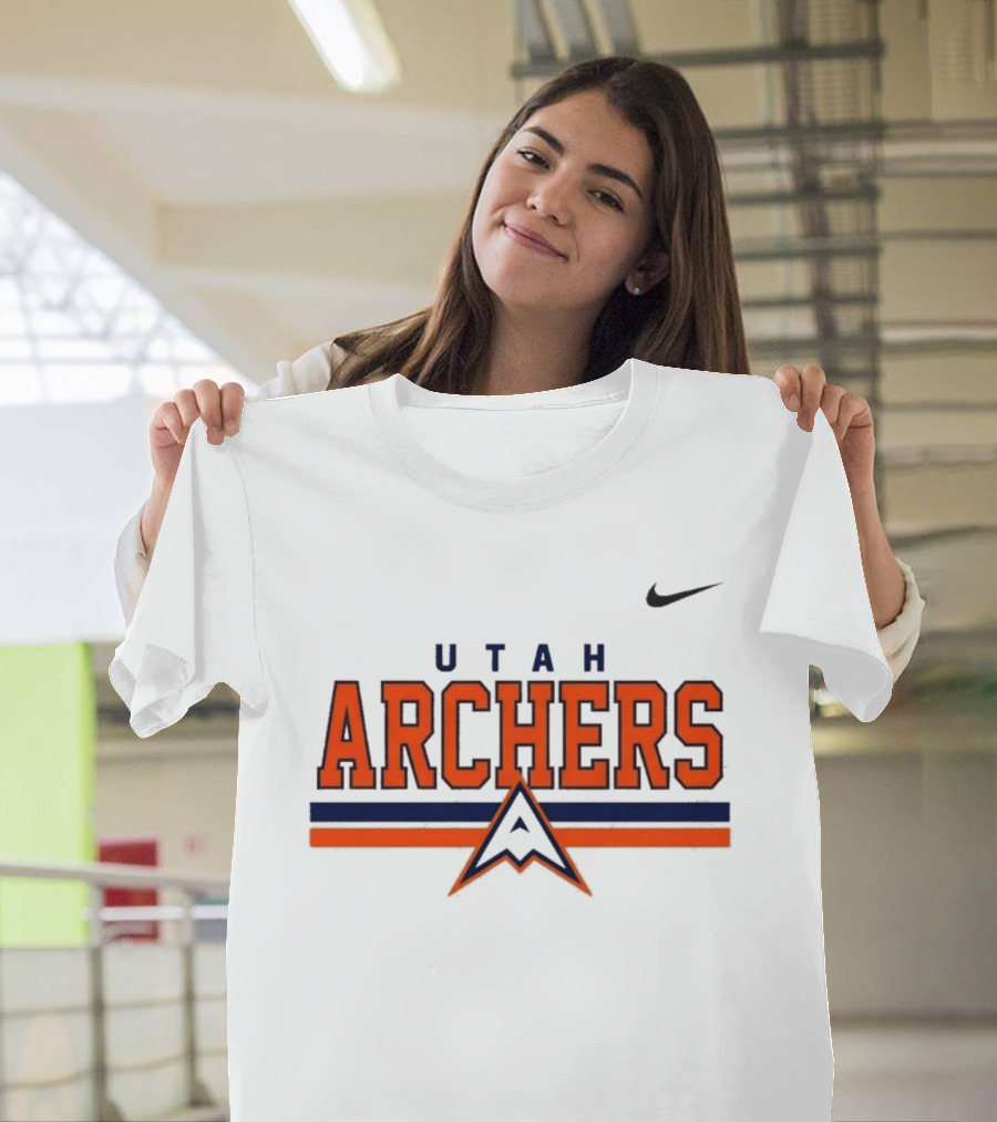Utah Archers Nike Dri FIT Stripe Authentic Teamwear T-Shirt