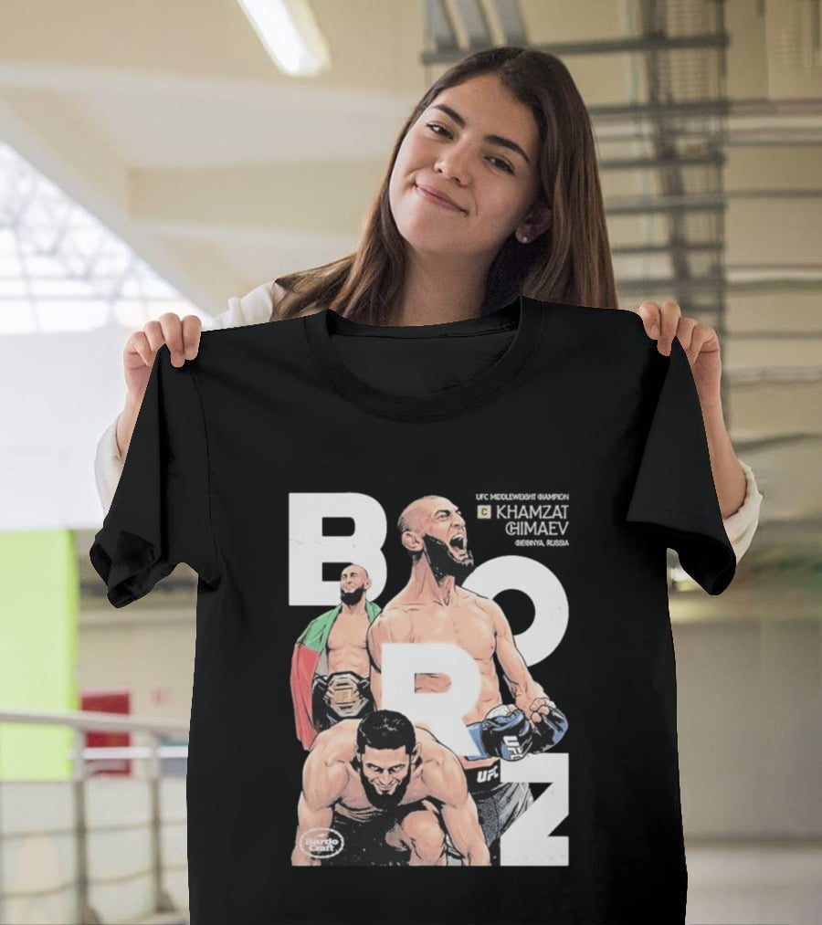 Borz Bardo Craft UFC Khamzat Chimaev T-Shirt