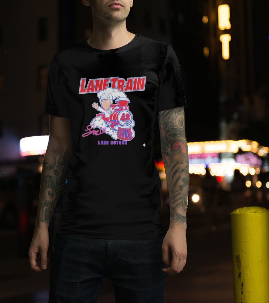 Lane Train MTL 48 Lane Hutson Steam Engine Athlete T-Shirt