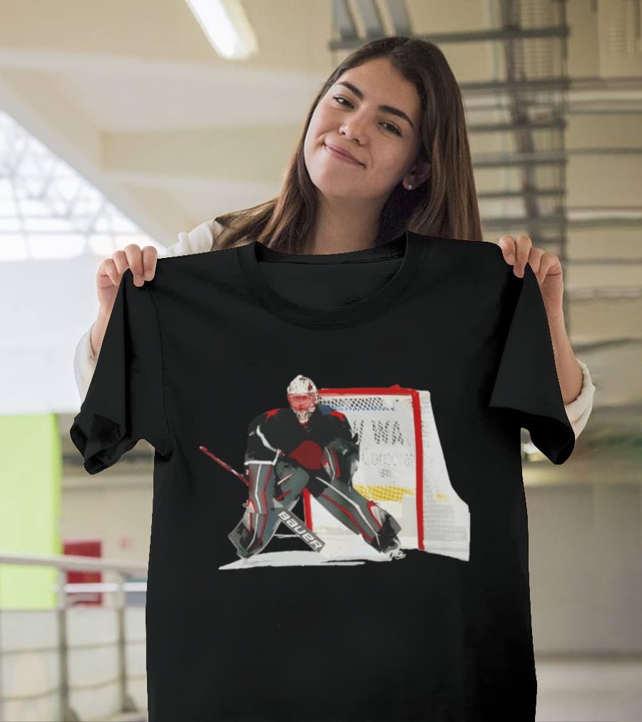 Ukko Pekka Luukkonen Buffalo Sabres NHL Bauer 2026 Goalie Gear T-Shirt