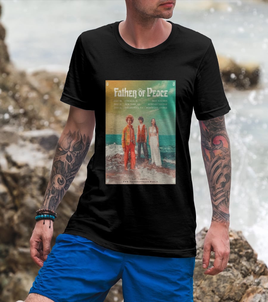 Father Of Peace Fall Tour 2026 Chicago New York Los Angeles T-Shirt
