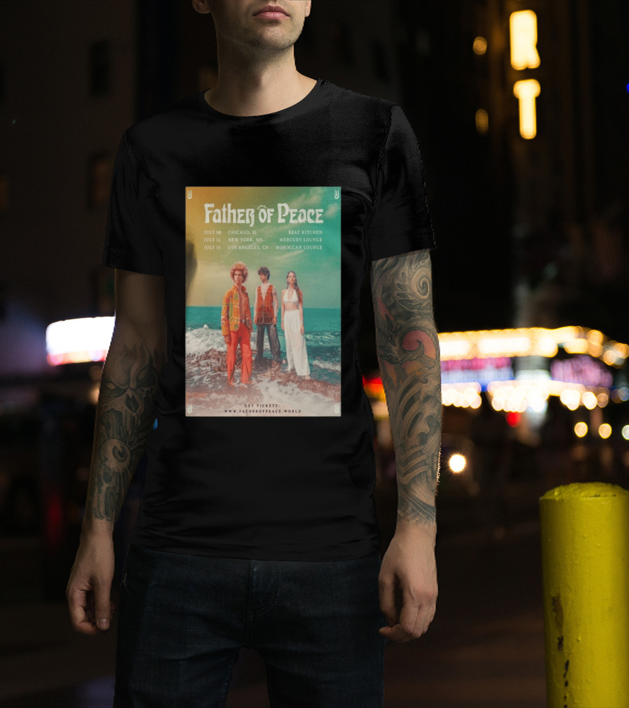 Father Of Peace Fall Tour 2026 Chicago New York Los Angeles T-Shirt