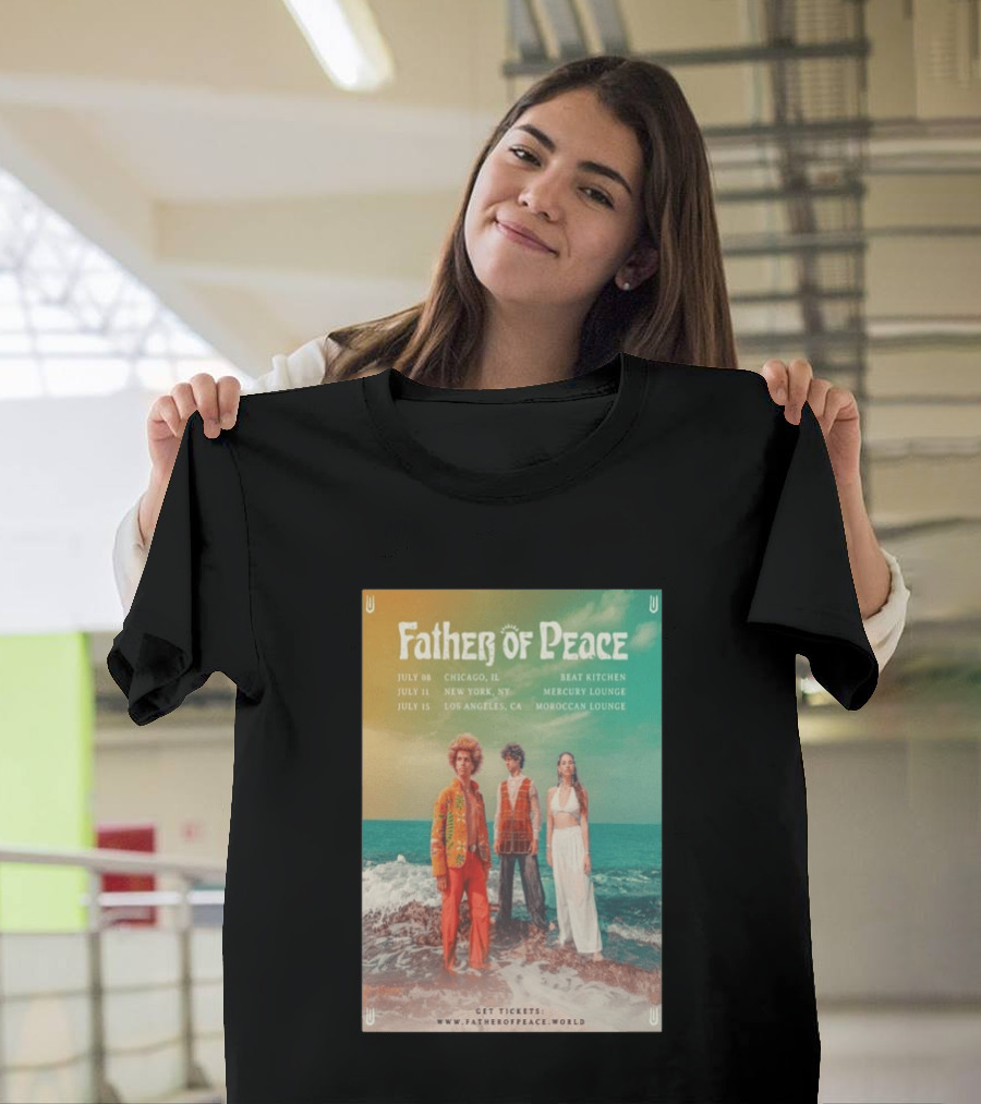 Father Of Peace Fall Tour 2026 Chicago New York Los Angeles T-Shirt