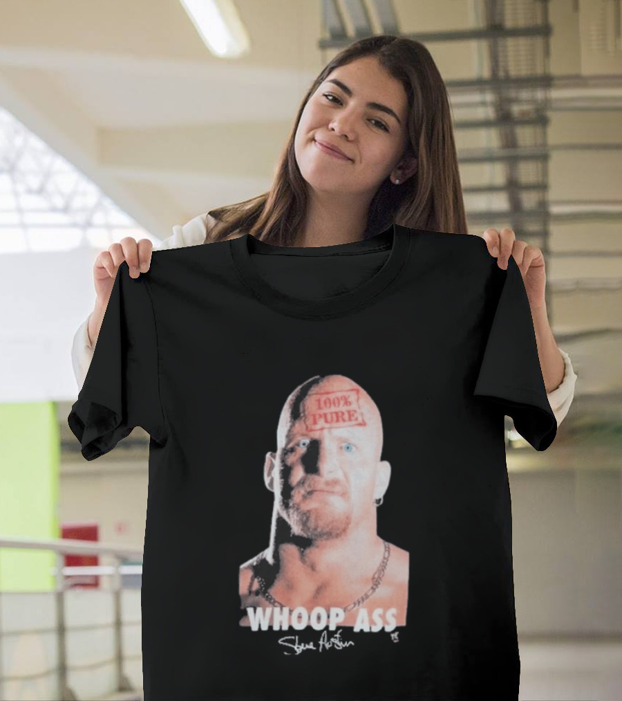 Wyco 1996 Stone Cold Steve Austin 100% Pure Whoop Ass T-Shirt