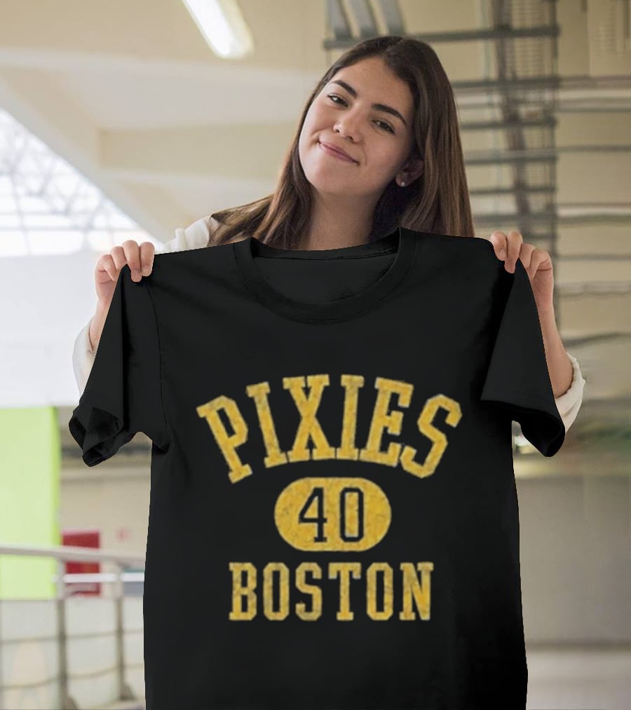 Pixies 40 Boston Asia Tour 2026 Collegiate T-Shirt
