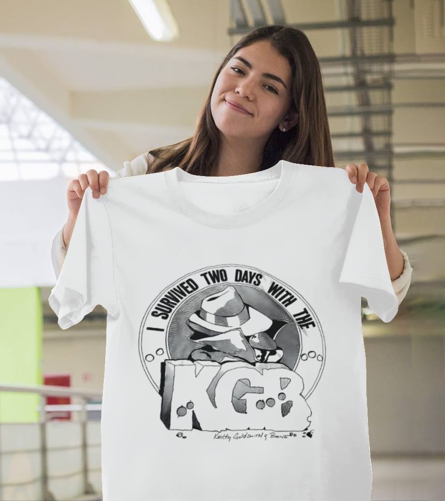 I Survived Two Days With The KGB Mysterious Spy Fedora T-Shirt