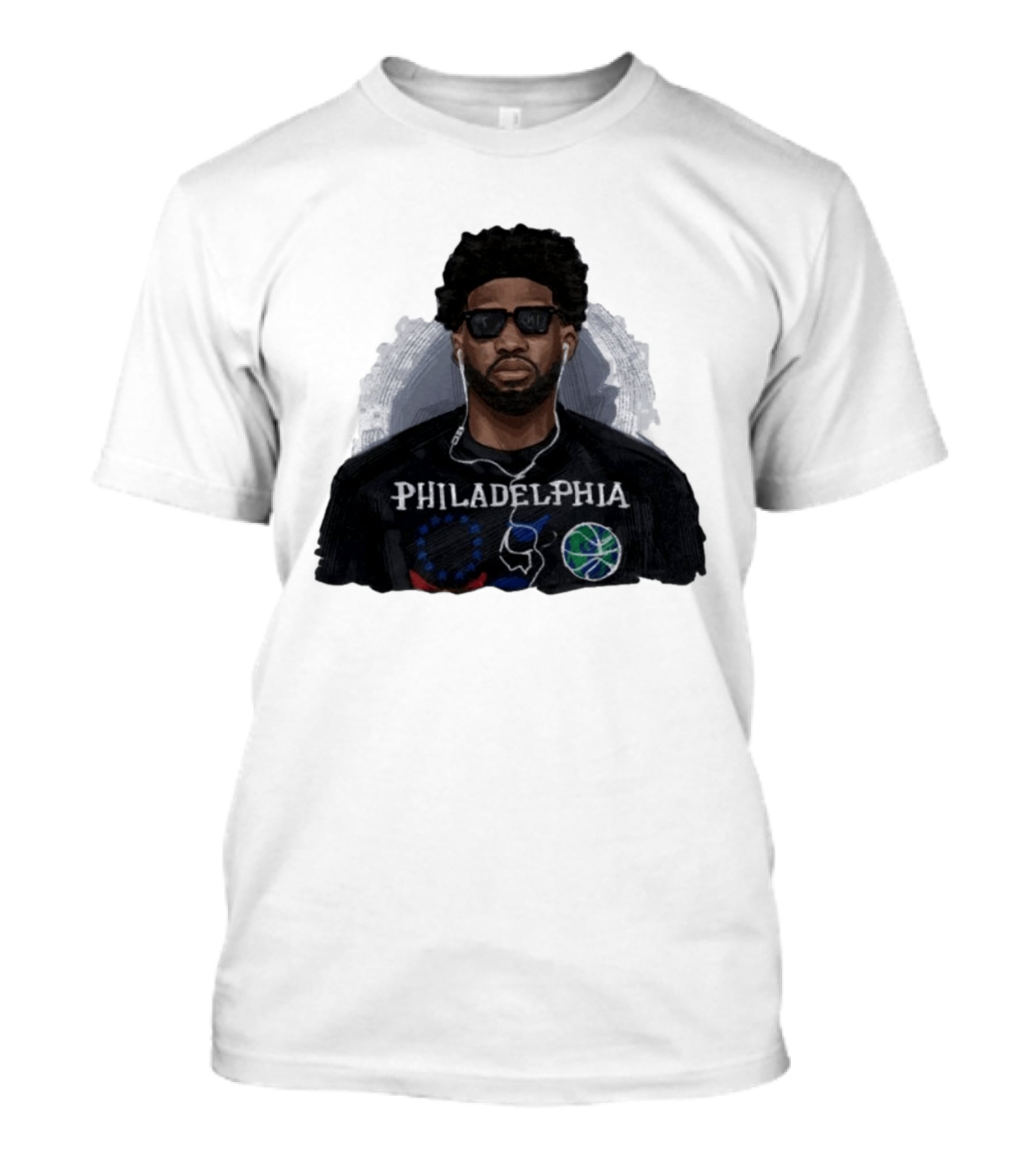 Philadelphia Joel Embiid LeBron James Meme Recreation T-Shirt