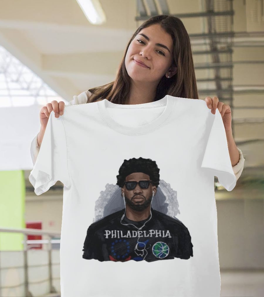 Philadelphia Joel Embiid LeBron James Meme Recreation T-Shirt