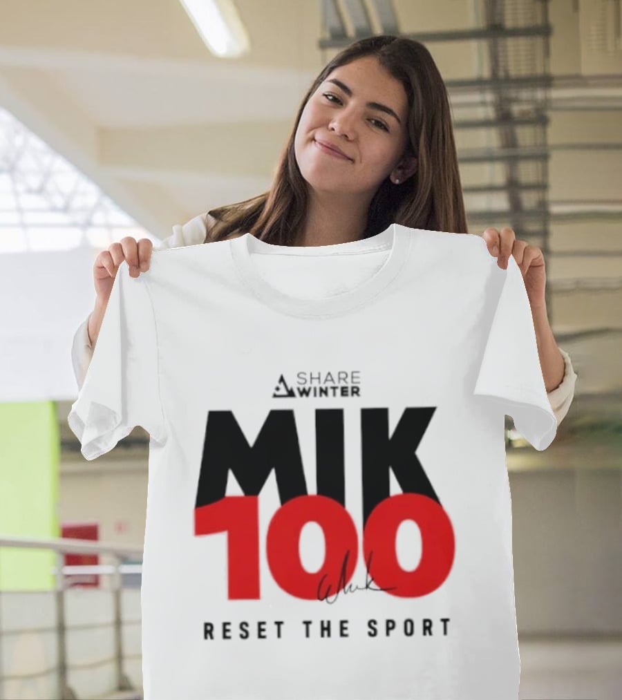 MIK 100 Reset The Sport A Share White T-Shirt