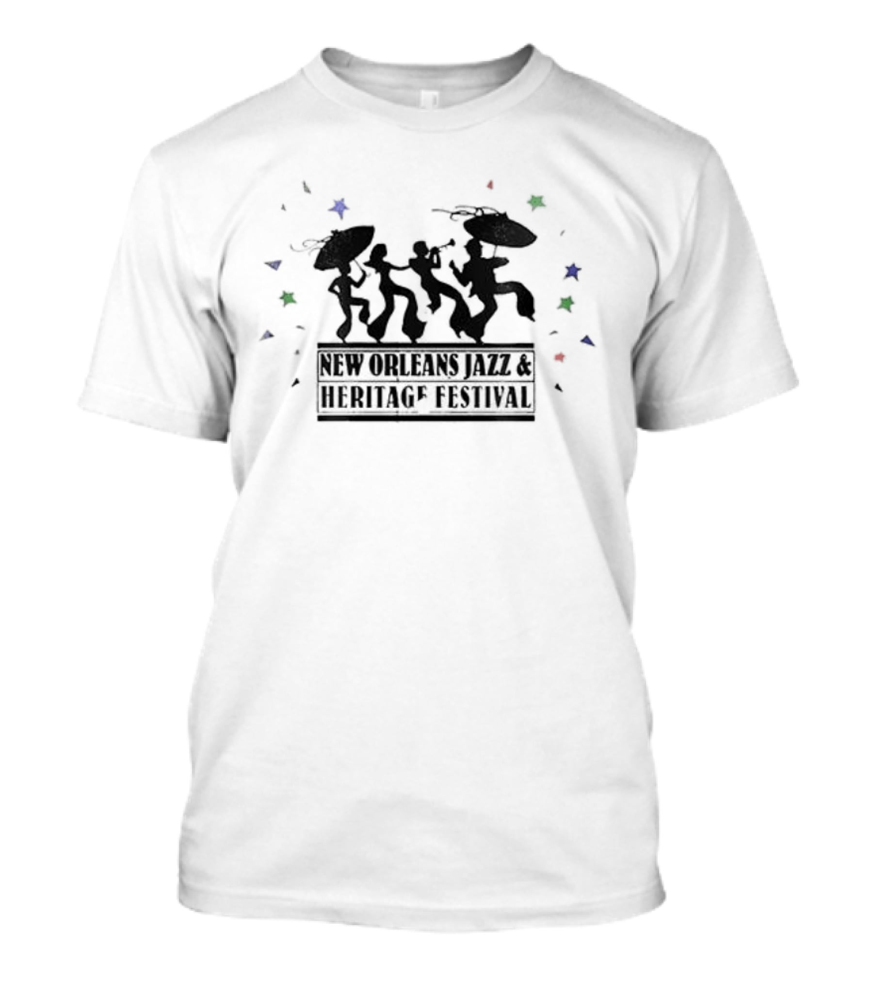New Orleans Jazz Heritage Festival Second Line Celebration T-Shirt