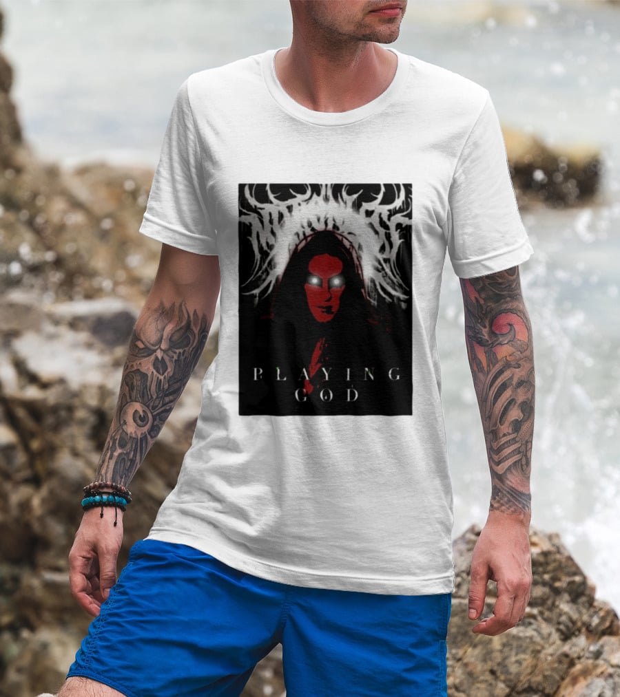 Notshiva Playing God Gothic Dark T-Shirt